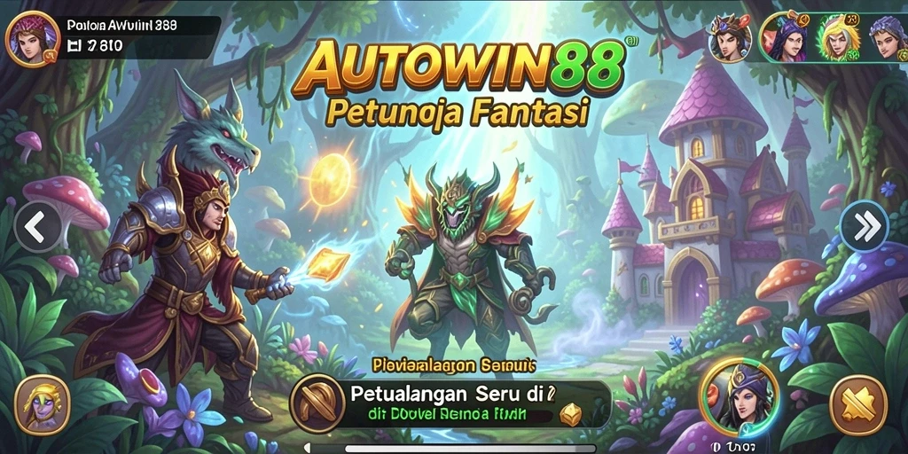 Screenshot gameplay AUTOWIN88 menampilkan aksi seru dalam menjelajah dunia fantastis.