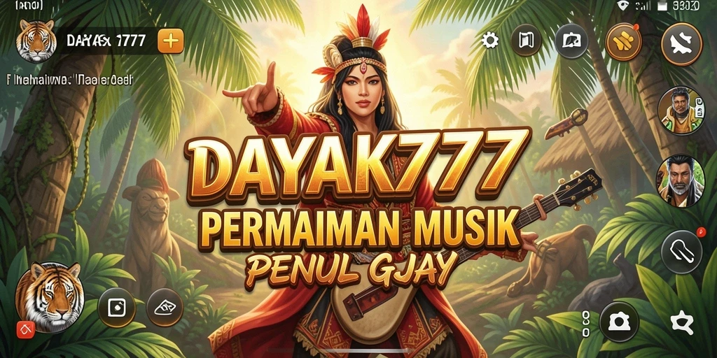 Screenshot gameplay DAYAK777 menampilkan pemain yang asyik bernyanyi.