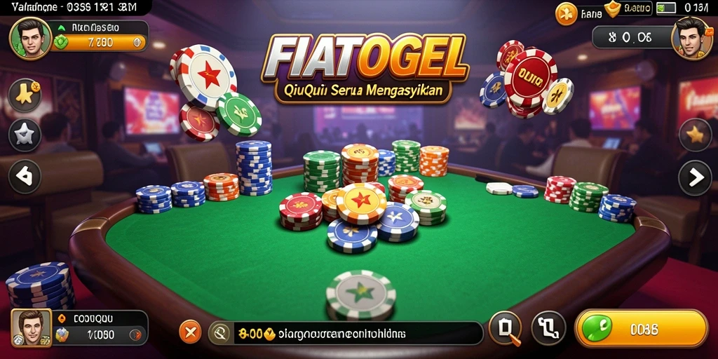 Tampilan menarik dari gameplay QiuQiu di FIATOGEL.