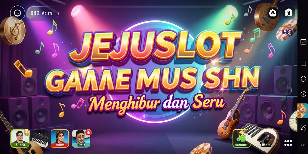 Tampilan gameplay menampilkan aksi seru dan interaksi musik yang menarik.