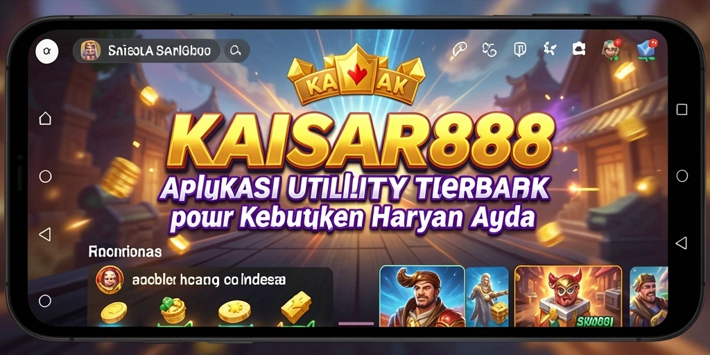 Tampilan antarmuka utama KAISAR888 yang praktis dan fungsional.