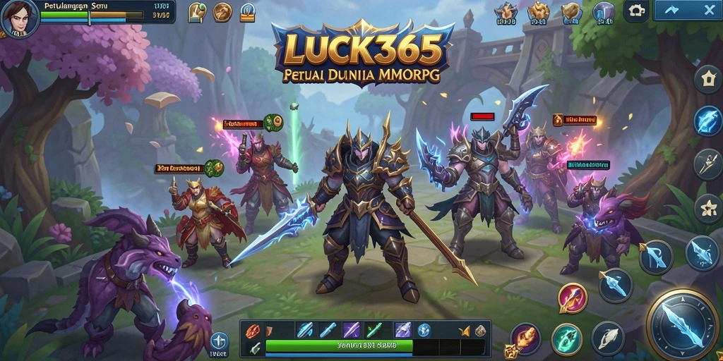 Tampilan gameplay seru dalam dunia MMORPG yang luas dan menarik.