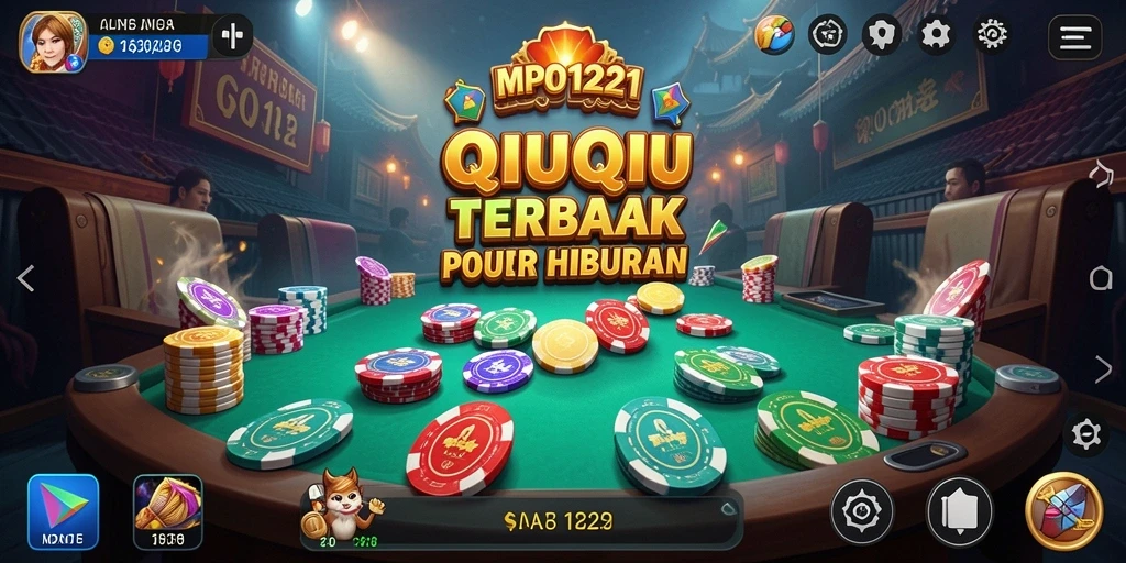 Tampilan gameplay QiuQiu di MPO1221 penuh dengan aksi seru.