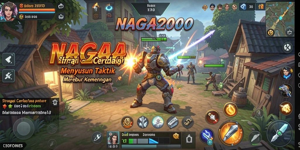 Tampilan gameplay menarik di NAGA2000 dengan strategi yang mendebarkan.