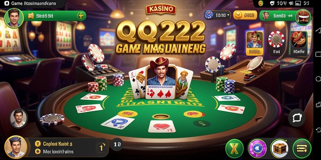 Tampilan gameplay Kasino yang mengasyikkan di QQ222.