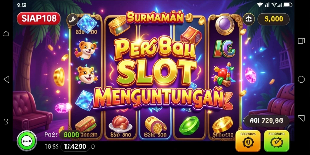 Tampilan menarik dan mendebarkan dari permainan Slot SIAP108.