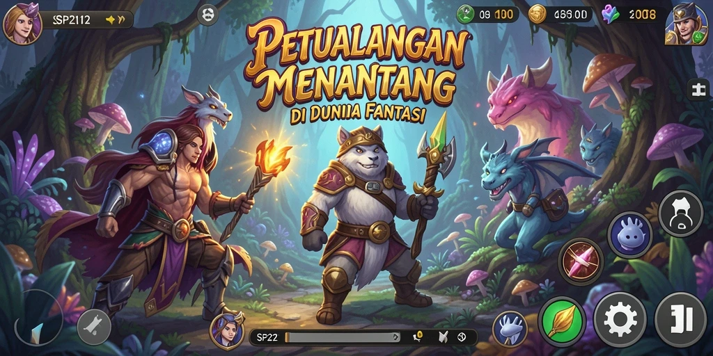 Tangkapan layar utama menunjukkan petualangan mendebarkan di SP212.