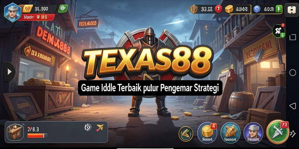 Gameplay TEXAS88 yang menarik dengan karakter unik dan strategi.