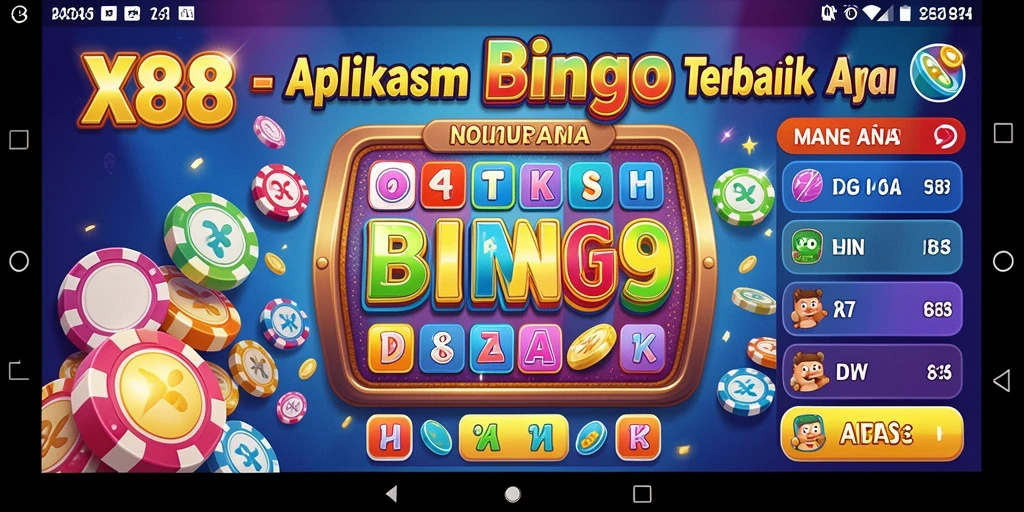 Tampilan gameplay Bingo di X88 yang mengasyikkan dan interaktif.